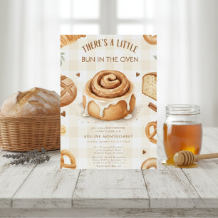 Faire-part de Baby Shower Boulangerie Bun in the O