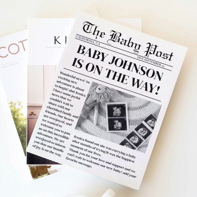 Faire-part de Baby shower de grossesse dans les jo (Créateur téléchargé)