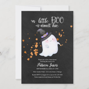 Faire-part de Baby Shower Halloween pour un adorab