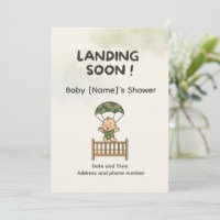 Faire-part de Baby Shower Little Soldier — Camoufl