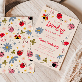 Faire-part de Baby Shower Love Bug | Invitation In