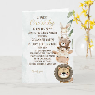 Faire-part de Baby Shower Our Little One