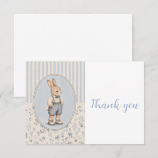Faire-part de Baby Shower Personnalisé, Lapin Vint