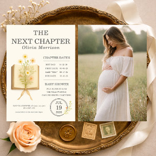 Faire-part de Baby Shower Photo pour le Prochain C