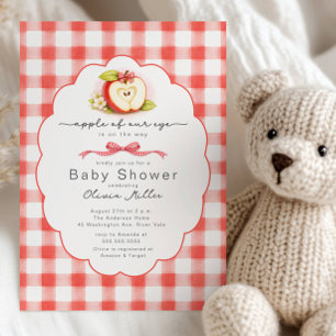 Faire-Part de Baby Shower « Pomme de Nos Yeux »