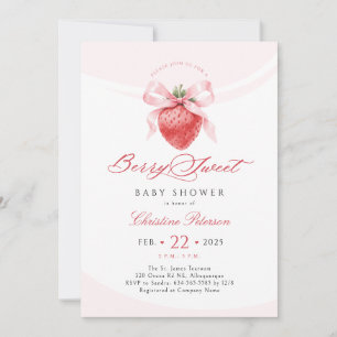 Faire-part de Baby Shower pour Bébé Fille aux Frai