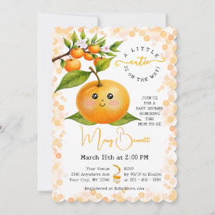 Faire-part de Baby Shower pour Bébé Little Cutie d