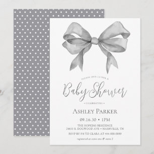 Faire-part de Baby Shower pour Garçon à l'Arche Gr