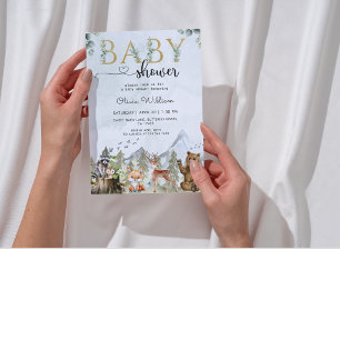 Faire-part de Baby Shower pour Petit Garçon sur le