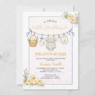 Faire-part de Baby Shower pour un Adorable Petit C
