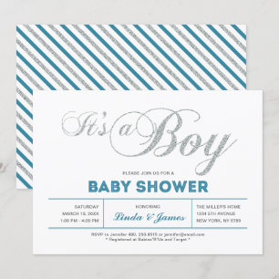 Faire-part de Baby Shower pour un Couple au Style