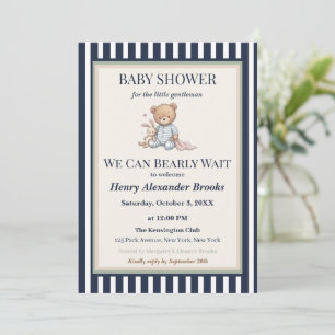 Faire-part de Baby Shower pour un Petit Garçon Our