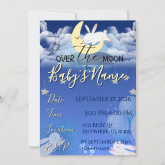Faire-part de Baby Shower pour une naissance sous