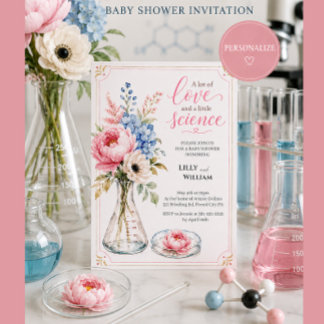 Faire-part de Baby Shower qui met en lumière le pa