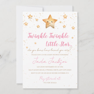 Faire-part de Baby Shower 'Twinkle Twinkle Little