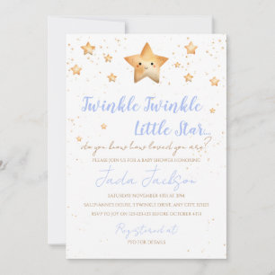 Faire-part de Baby Shower « Twinkle Twinkle Little