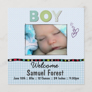 faire-part de bébé