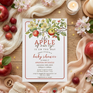 Faire-Part de Bébé à l'Aquarelle Pommes de Nos Yeu
