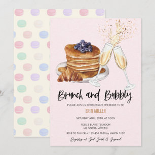 Faire-part de Brunch pour Enterrement de Vie de Je