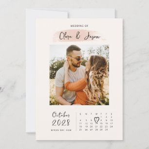 Faire-part de calendrier de Splash Enregistrer la 