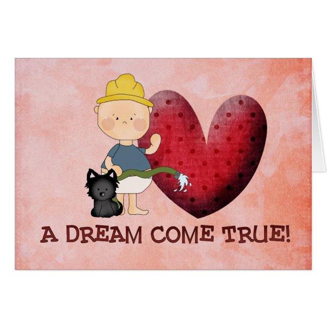 faire-part de carte d'adoption (Devant Horizontal)