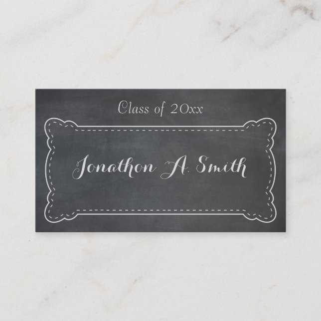 Faire-part de classement Blackboard (Devant)