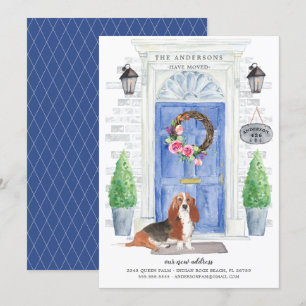 Faire-part de déménagement de la porte avant de Ba