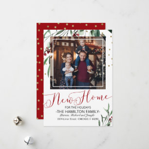 Faire-part de déménagement de Noël