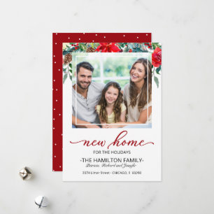 Faire-part de déménagement de Noël