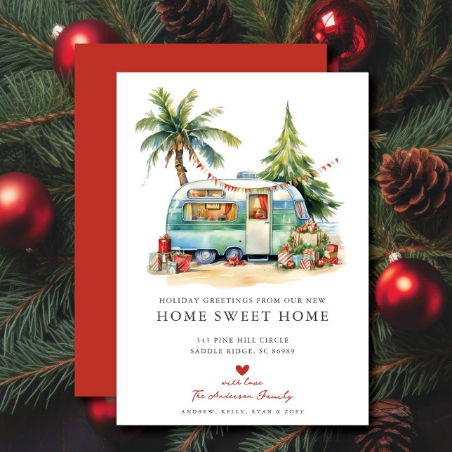 Faire-part de déménagement de vacances de Camper R (Créateur téléchargé)