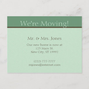 Faire-part de déplacement