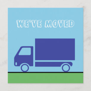 Faire-part de déplacement de camion sur mesure