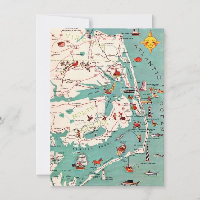 Faire-part de déplacement de la côte de la Carolin (Devant)