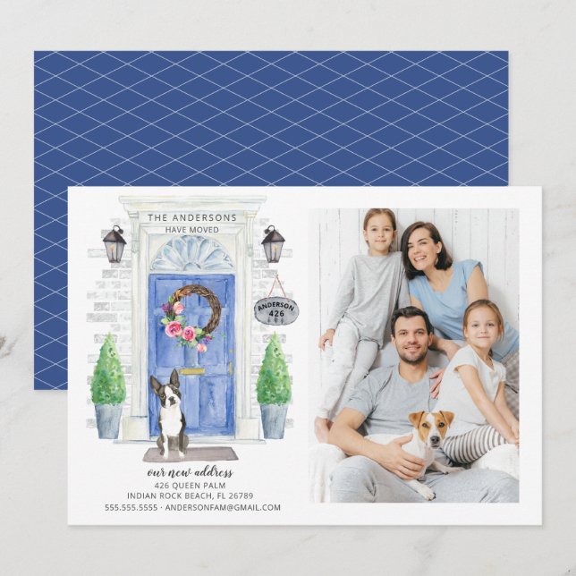 Faire-part de déplacement de la porte avant de Bos (Devant / Derrière)