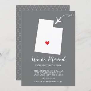 Faire-part de déplacement   Etat UTAH