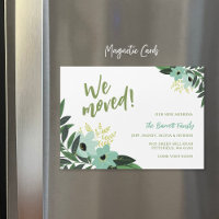 Faire-part de déplacement magnétique tropicale flo