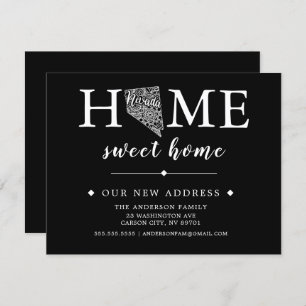 Faire-part de déplacement NEVADA couleur modifiabl