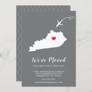 Faire-part de déplacement State KENTUCKY