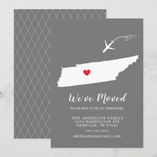 Faire-part de déplacement   TENNESSEE
