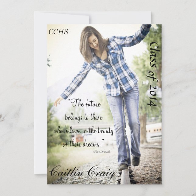 Faire-part de diplôme (Devant)