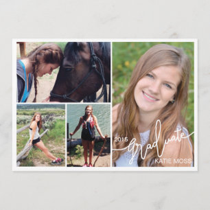 Faire-part de diplôme 4 en rose photo 2015