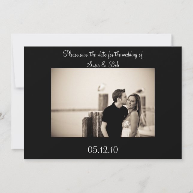 faire-part de faire connaissance, carte de réserva (Devant)