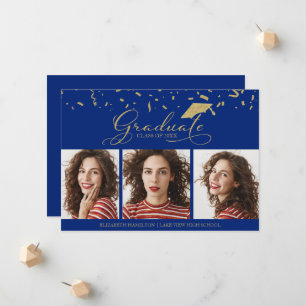 Faire-part de fin d'études secondaires 3 Cartes ph