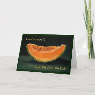 FAIRE-PART DE FUGUE : DRÔLE : CANTELOUPE