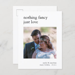 Faire-part de fuite minimaliste