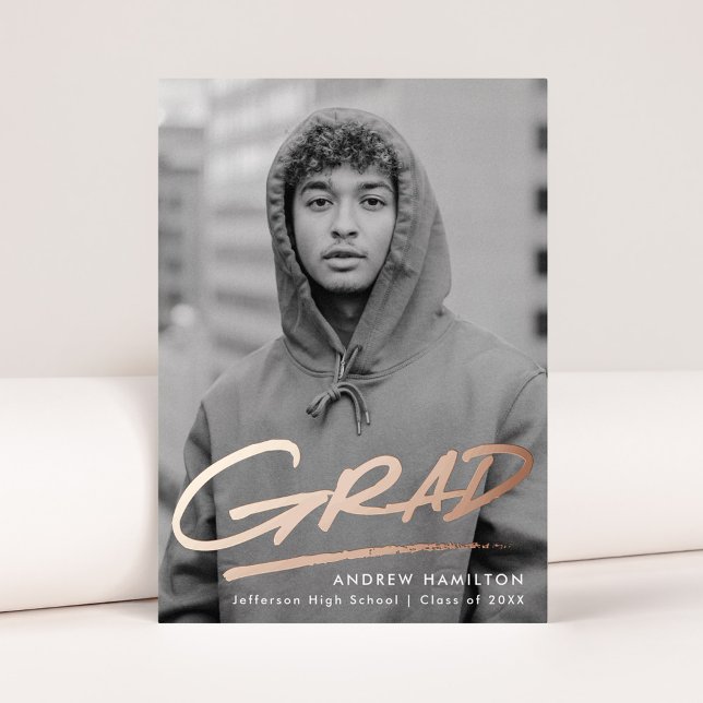 Faire-part de graduation de l'huile de graisse poi (Créateur téléchargé)