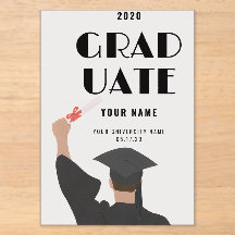 Faire-part de graduation moderne | Personnalisé