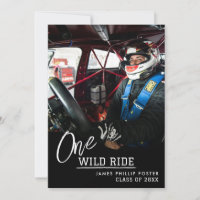 Faire-part de graduation Motorcross Invitation