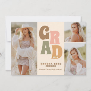 Faire-part de graduation rétrograde