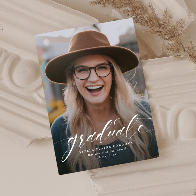 Faire-part de graduation simple (Créateur téléchargé)